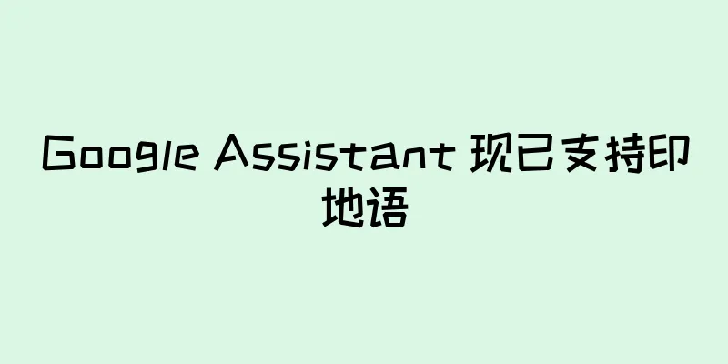 Google Assistant 现已支持印地语