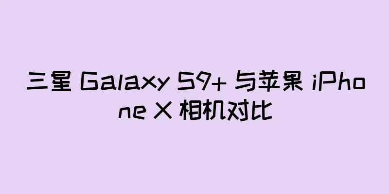 三星 Galaxy S9+ 与苹果 iPhone X 相机对比
