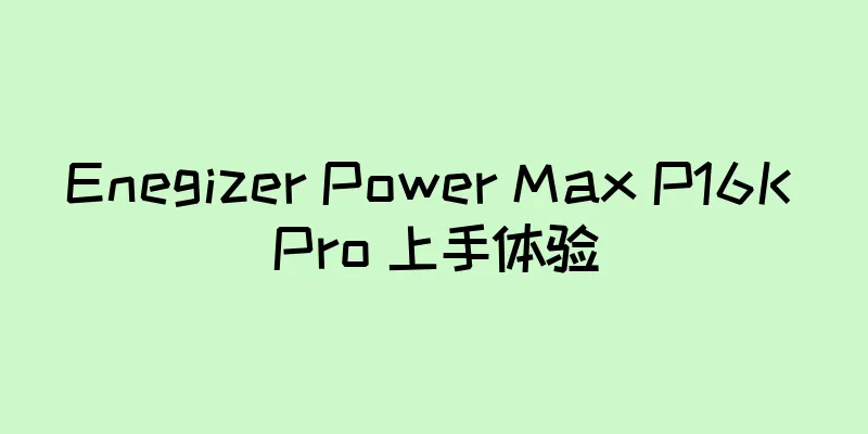 Enegizer Power Max P16K Pro 上手体验