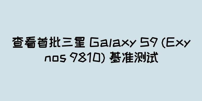 查看首批三星 Galaxy S9 (Exynos 9810) 基准测试