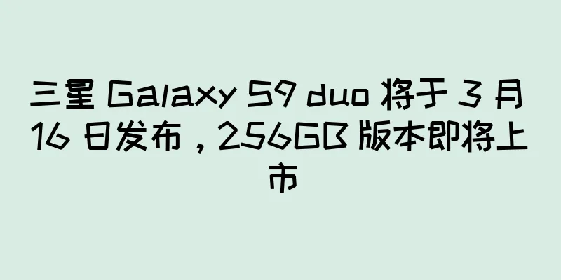 三星 Galaxy S9 duo 将于 3 月 16 日发布，256GB 版本即将上市