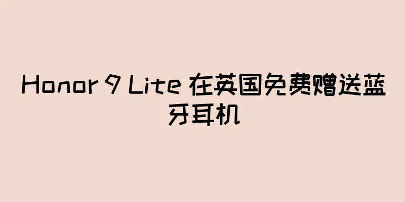 Honor 9 Lite 在英国免费赠送蓝牙耳机