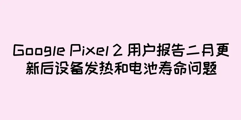 Google Pixel 2 用户报告二月更新后设备发热和电池寿命问题