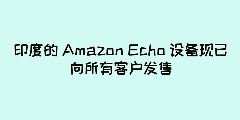 印度的 Amazon Echo 设备现已向所有客户发售