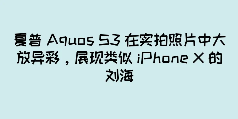 夏普 Aquos S3 在实拍照片中大放异彩，展现类似 iPhone X 的刘海