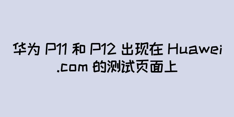 华为 P11 和 P12 出现在 Huawei.com 的测试页面上