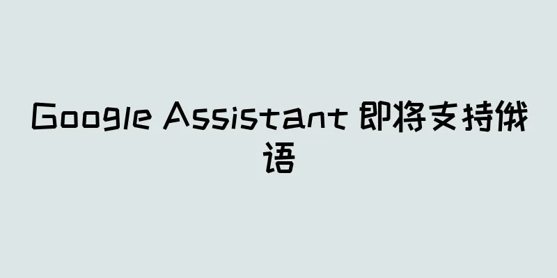 Google Assistant 即将支持俄语