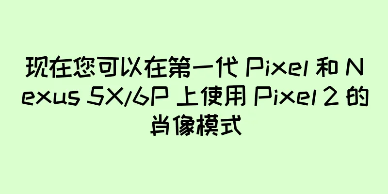 现在您可以在第一代 Pixel 和 Nexus 5X/6P 上使用 Pixel 2 的肖像模式