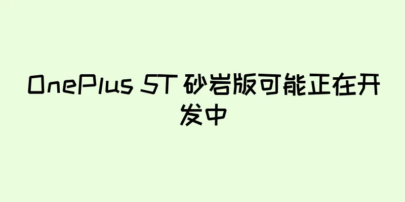 OnePlus 5T 砂岩版可能正在开发中