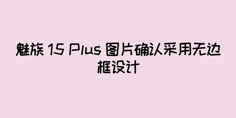 魅族 15 Plus 图片确认采用无边框设计