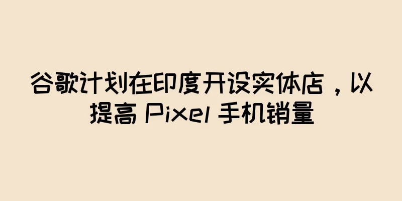 谷歌计划在印度开设实体店，以提高 Pixel 手机销量