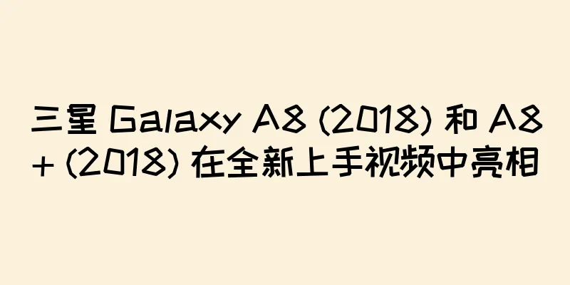 三星 Galaxy A8 (2018) 和 A8+ (2018) 在全新上手视频中亮相
