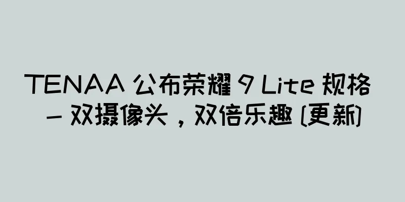 TENAA 公布荣耀 9 Lite 规格 - 双摄像头，双倍乐趣 [更新]
