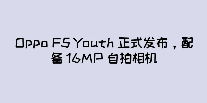 Oppo F5 Youth 正式发布，配备 16MP 自拍相机