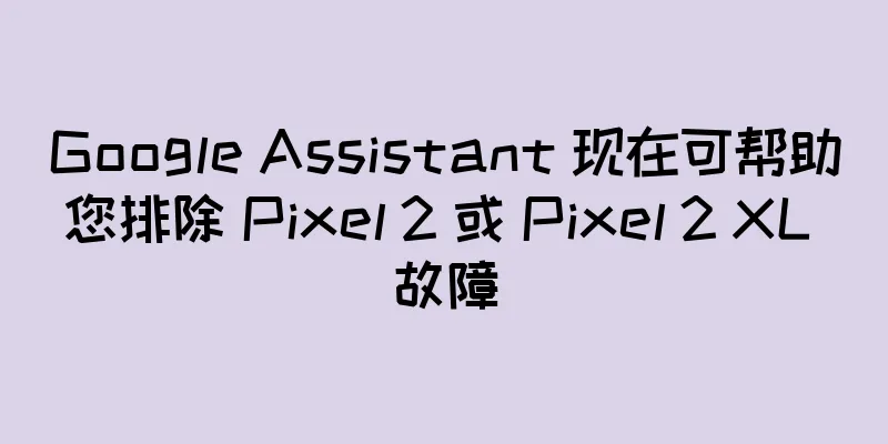 Google Assistant 现在可帮助您排除 Pixel 2 或 Pixel 2 XL 故障