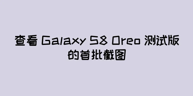查看 Galaxy S8 Oreo 测试版的首批截图