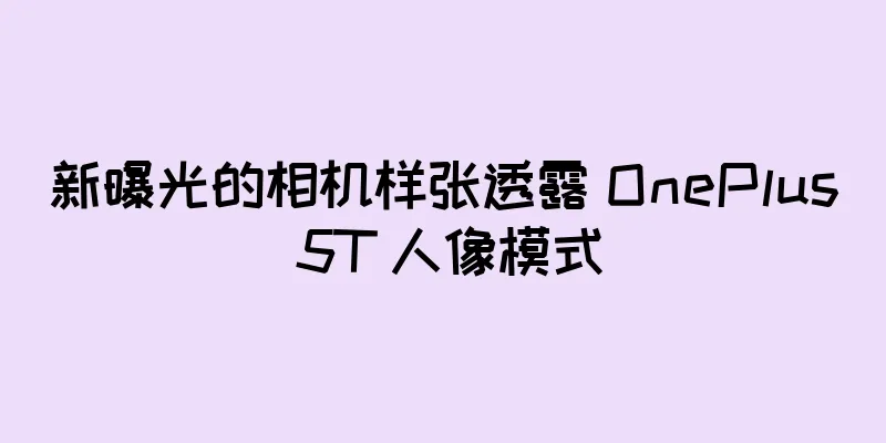 新曝光的相机样张透露 OnePlus 5T 人像模式