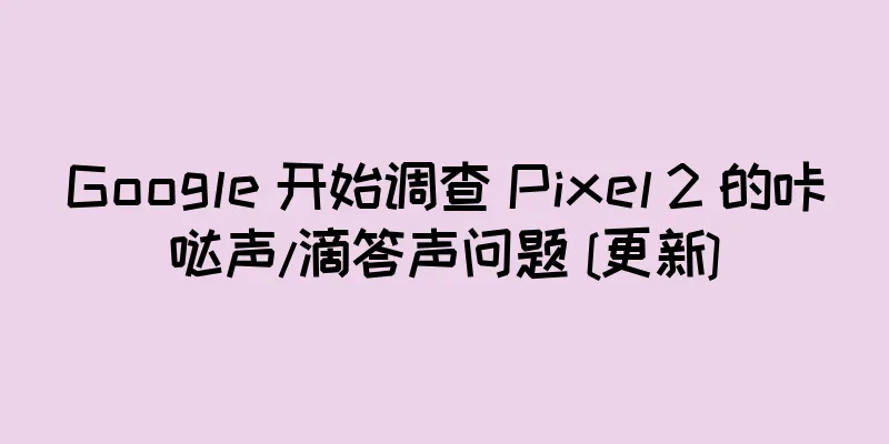 Google 开始调查 Pixel 2 的咔哒声/滴答声问题 [更新]