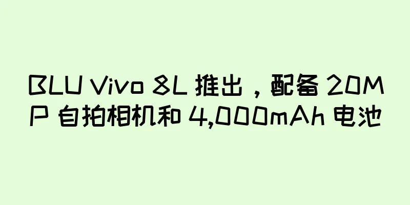 BLU Vivo 8L 推出，配备 20MP 自拍相机和 4,000mAh 电池