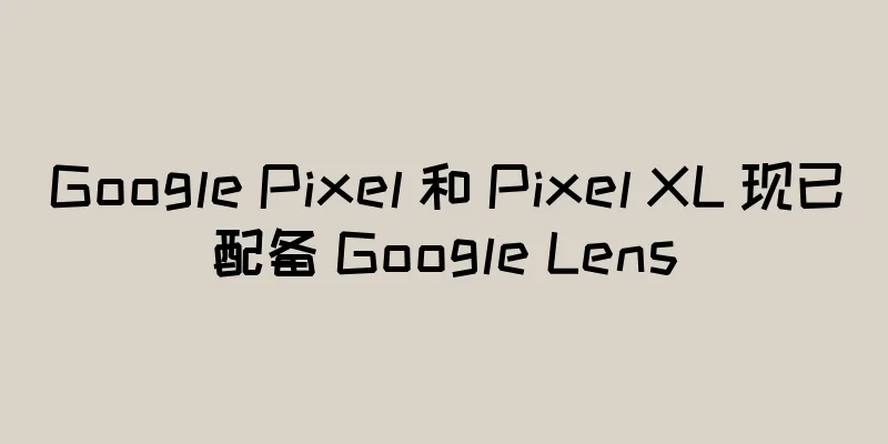 Google Pixel 和 Pixel XL 现已配备 Google Lens