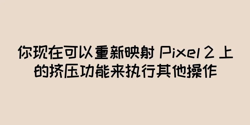 你现在可以重新映射 Pixel 2 上的挤压功能来执行其他操作