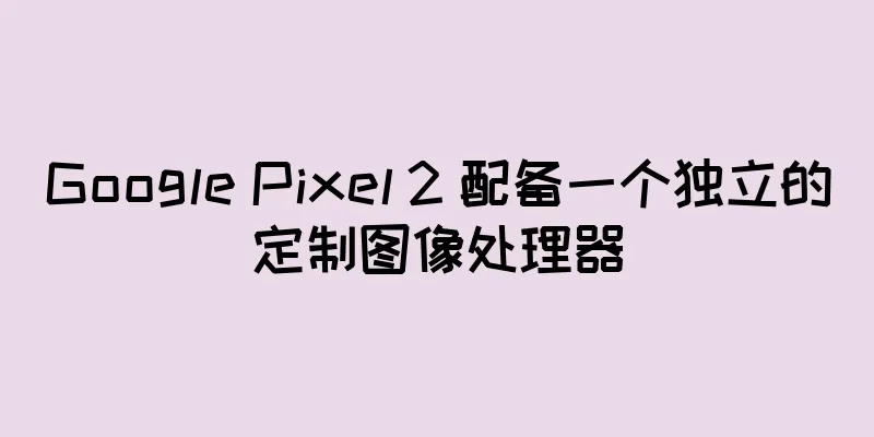 Google Pixel 2 配备一个独立的定制图像处理器