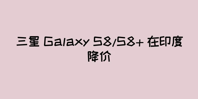 三星 Galaxy S8/S8+ 在印度降价