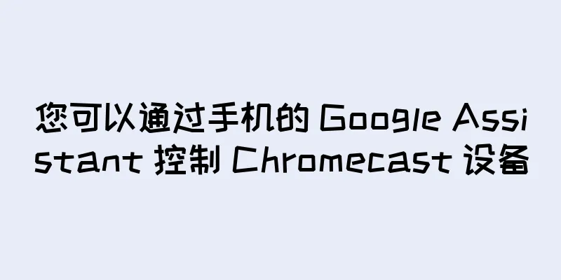 您可以通过手机的 Google Assistant 控制 Chromecast 设备