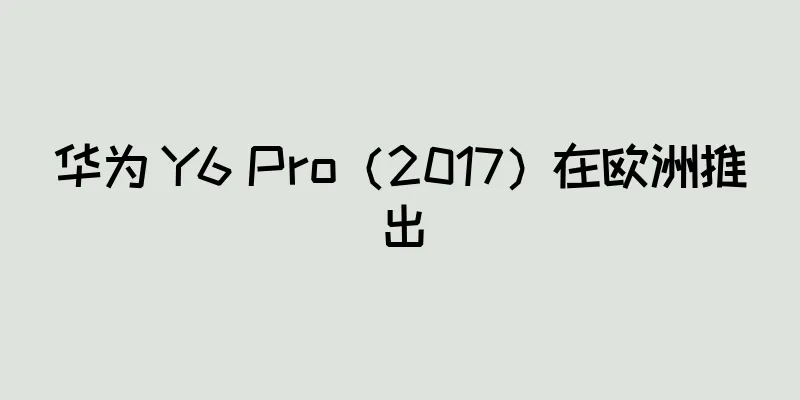 华为 Y6 Pro（2017）在欧洲推出