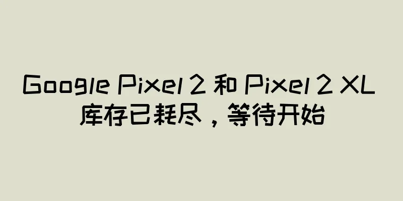 Google Pixel 2 和 Pixel 2 XL 库存已耗尽，等待开始