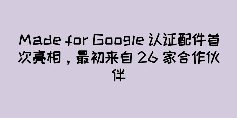 Made for Google 认证配件首次亮相，最初来自 26 家合作伙伴