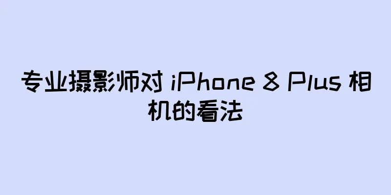 专业摄影师对 iPhone 8 Plus 相机的看法
