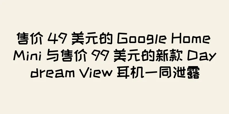 售价 49 美元的 Google Home Mini 与售价 99 美元的新款 Daydream View 耳机一同泄露