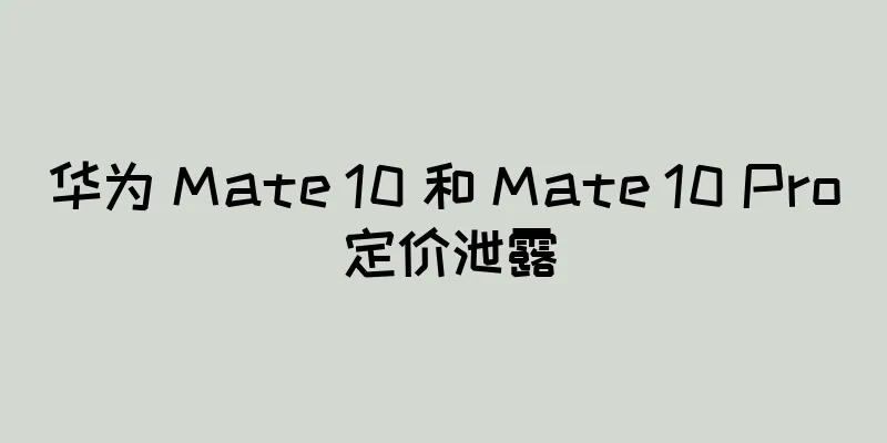 华为 Mate 10 和 Mate 10 Pro 定价泄露