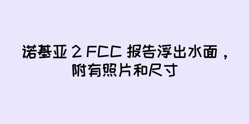 诺基亚 2 FCC 报告浮出水面，附有照片和尺寸