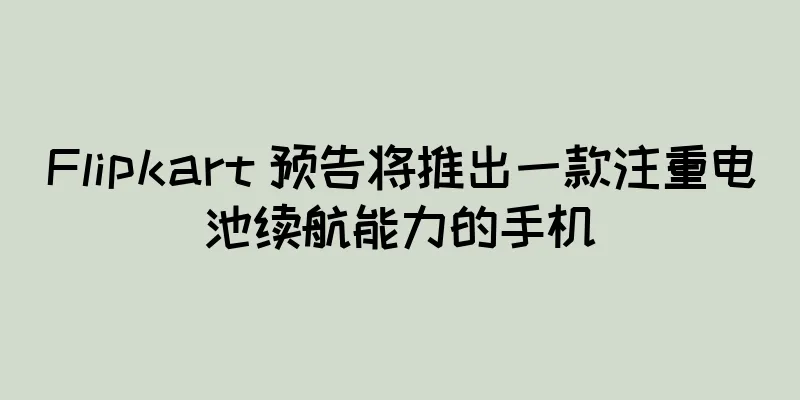Flipkart 预告将推出一款注重电池续航能力的手机