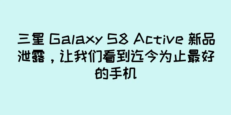 三星 Galaxy S8 Active 新品泄露，让我们看到迄今为止最好的手机