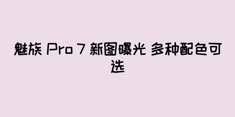魅族 Pro 7 新图曝光 多种配色可选