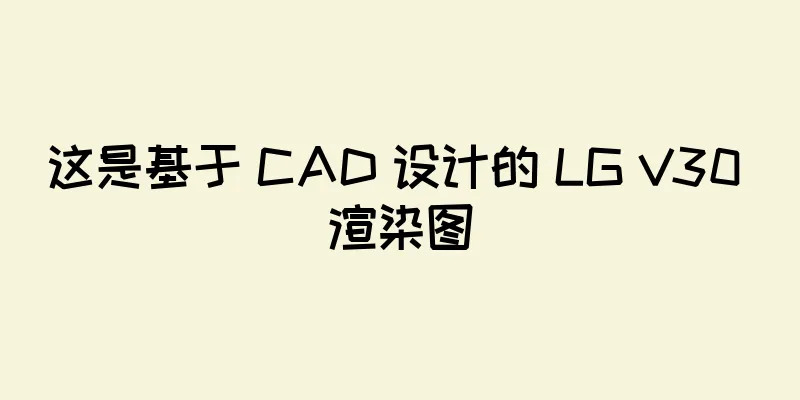这是基于 CAD 设计的 LG V30 渲染图