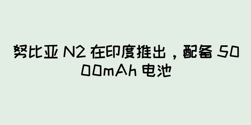 努比亚 N2 在印度推出，配备 5000mAh 电池