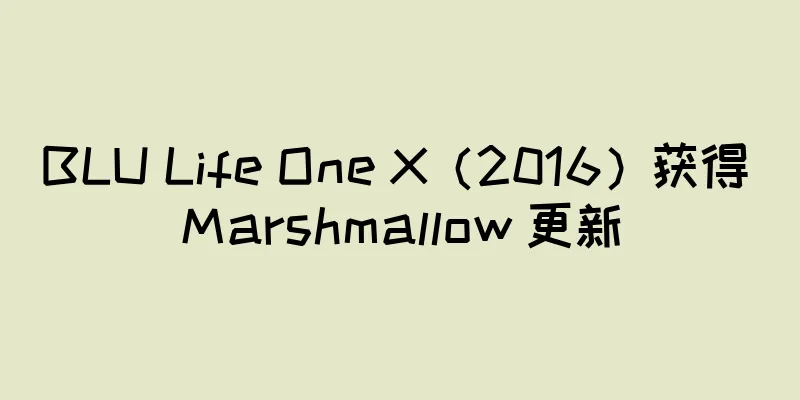 BLU Life One X（2016）获得 Marshmallow 更新