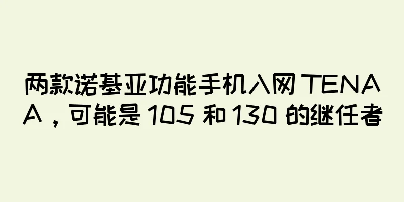 两款诺基亚功能手机入网 TENAA，可能是 105 和 130 的继任者