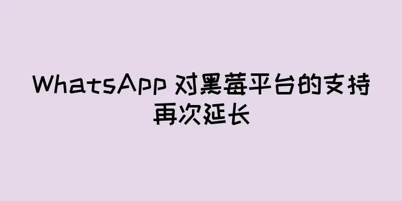 WhatsApp 对黑莓平台的支持再次延长