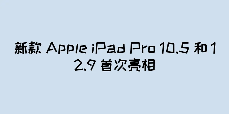 新款 Apple iPad Pro 10.5 和 12.9 首次亮相