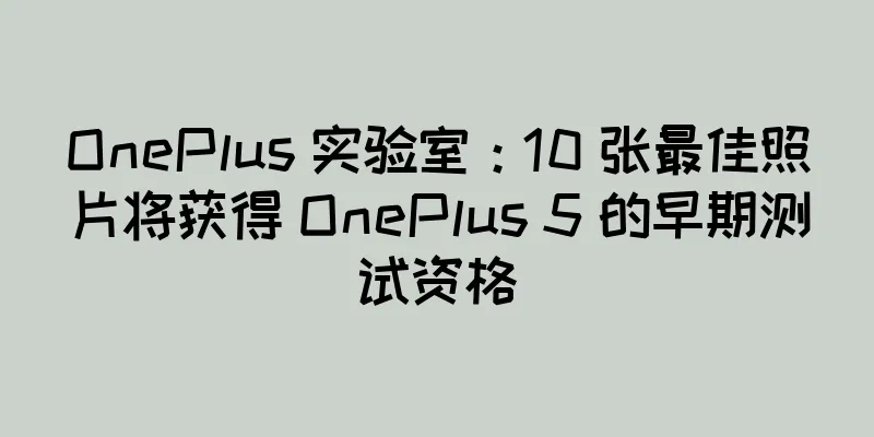 OnePlus 实验室：10 张最佳照片将获得 OnePlus 5 的早期测试资格