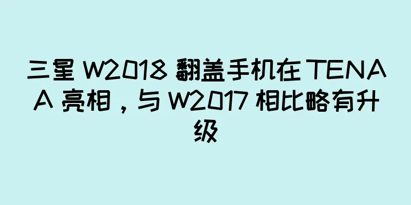 三星 W2018 翻盖手机在 TENAA 亮相，与 W2017 相比略有升级