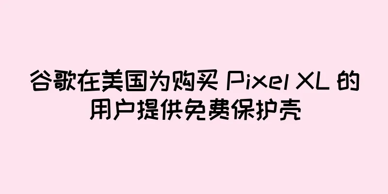 谷歌在美国为购买 Pixel XL 的用户提供免费保护壳