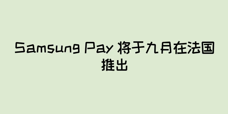 Samsung Pay 将于九月在法国推出