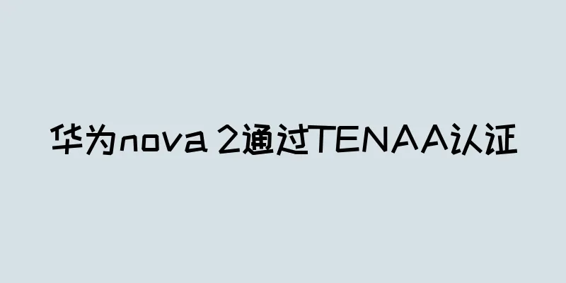 华为nova 2通过TENAA认证