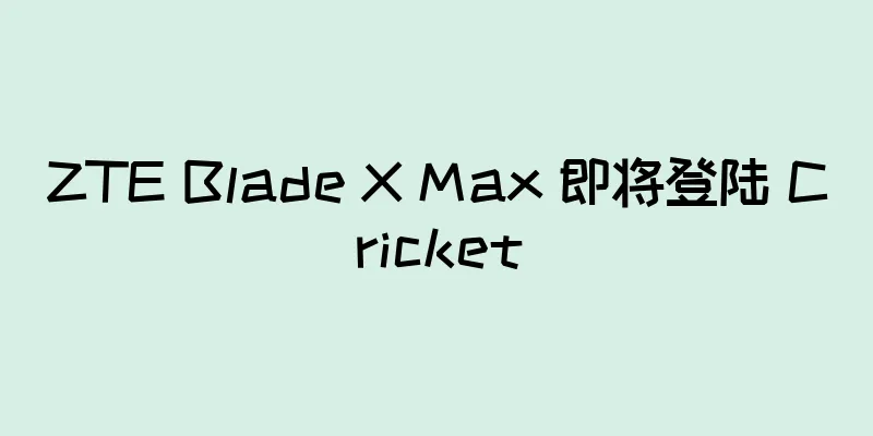 ZTE Blade X Max 即将登陆 Cricket